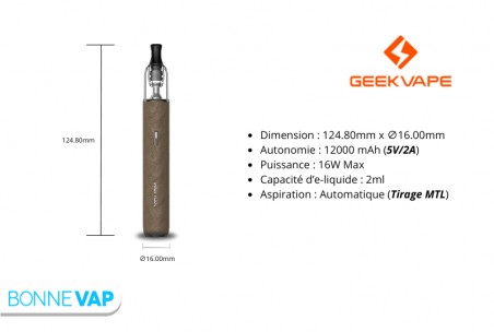 Kit Wenax M2 Leather Editition - GeekVape