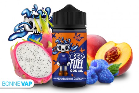 E liquide Framboise Bleue - Nectarine - Fruit du Dragon Big Fuel 200ml