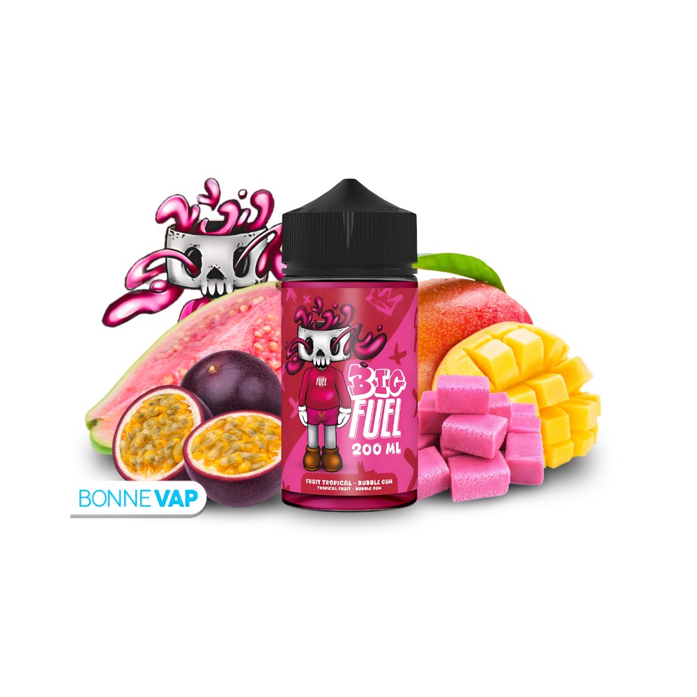 E liquide Fruit Tropical Buuble-Gum Big Fuel 200ml