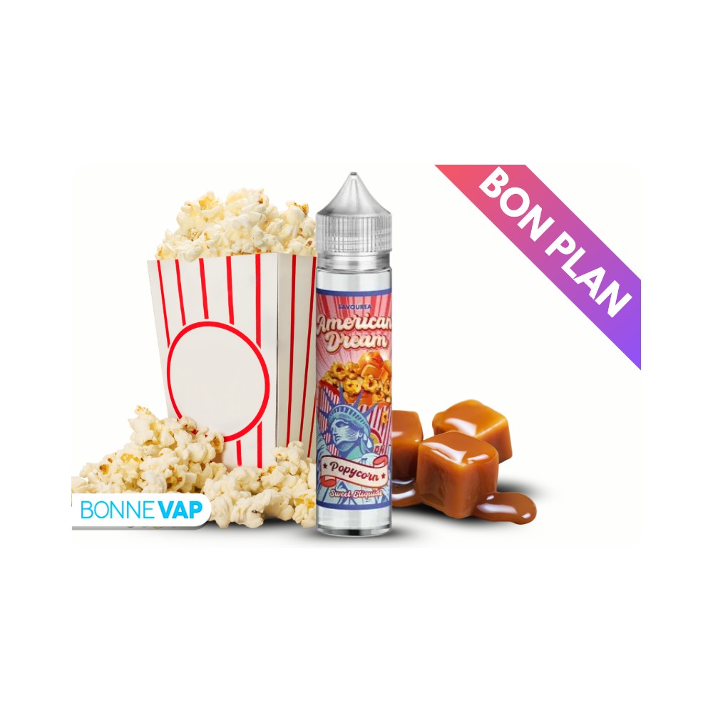 E-liquide Popycorn 50ml - AMERICAN DREAM - Bon plan
