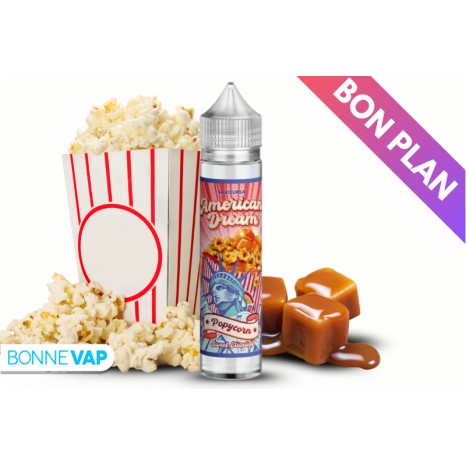 E-liquide Popycorn 50ml - AMERICAN DREAM - Bon plan