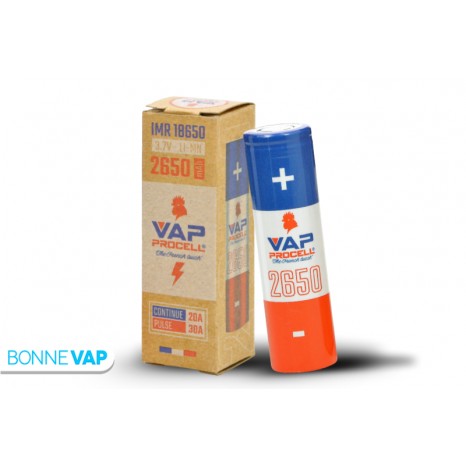 Accu 18650 2650mAh - VAP PROCELL