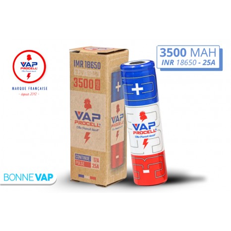Accu 18650 3500mAh - VAP PROCELL