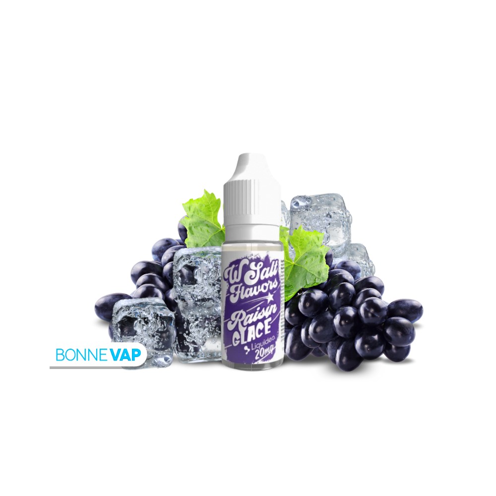 E liquide Raisin Glacée Wsalt by Liquideo 10ml | Sels de Nicotine