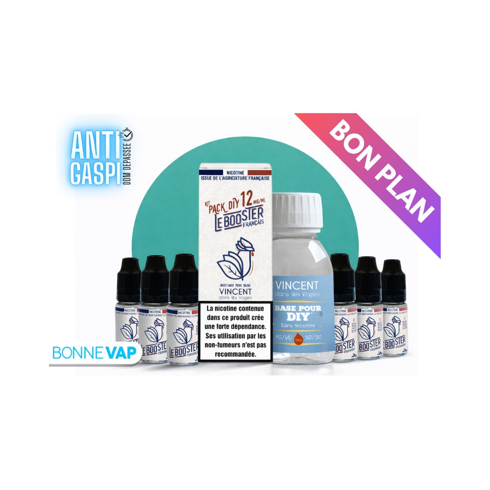 Pack DIY 12mg 5050 100ml - VDLV (DDM Dépassée) - Bon plan