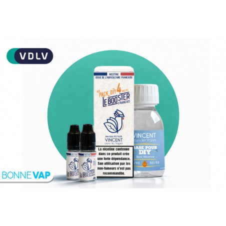 Pack DIY 4mg 50/50 100ml - VDLV
