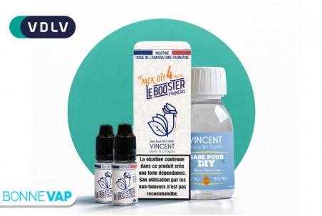 Pack DIY 4mg 50/50 100ml - VDLV - 2