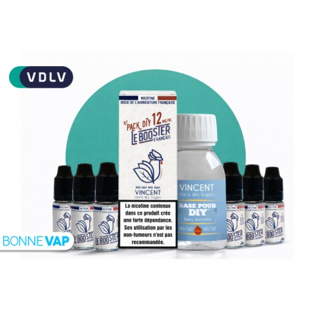 Pack DIY 12mg 50/50 100ml - VDLV
