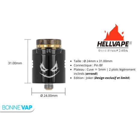 Dripper Dead Rabbit 3 RDA | HELLVAPE (J Edition)