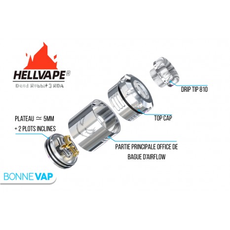 Dripper Dead Rabbit 3 RDA | HELLVAPE (J Edition)
