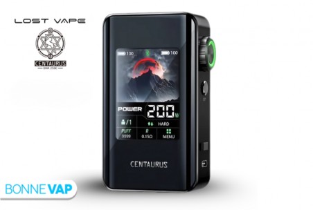 Box Centaurus BT200 - LOST VAPE - face avant platinium ridge