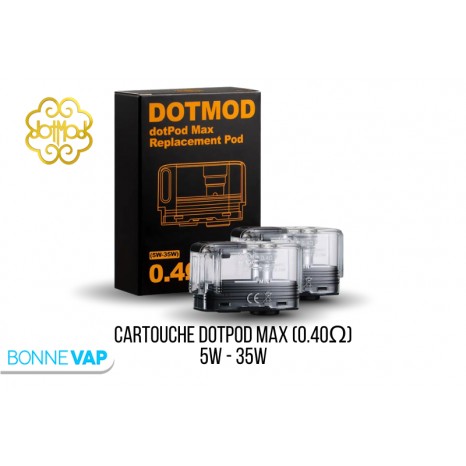Cartouche DotPod Max - DOTMOD - 0.4ohm