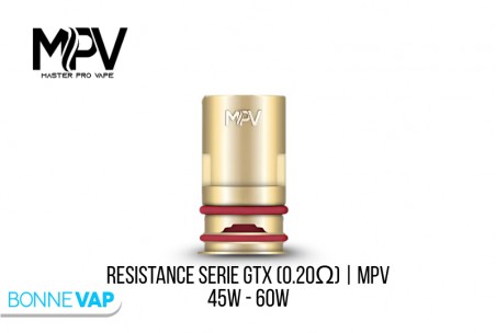 Résistance Série GTX - MPV - 0.20ohm