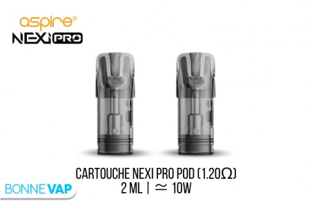 CARTOUCHES NEXI PRO POD ASPIRE