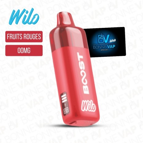 Starter Puff Fruits Rouges - Wilo Boost - 00mg