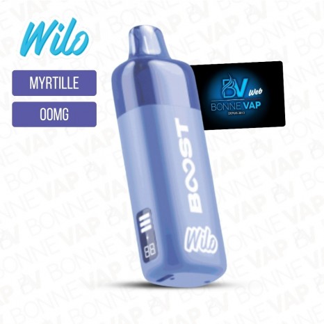 Starter Puff Myrtille Glacée - Wilo Boost - 00mg