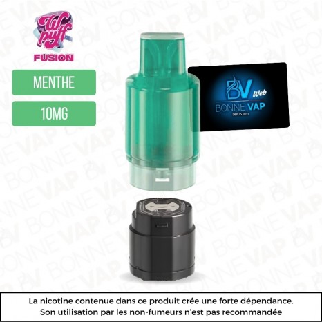 Cartouche Menthe Fraîche - Wpuff Fusion - 10mg