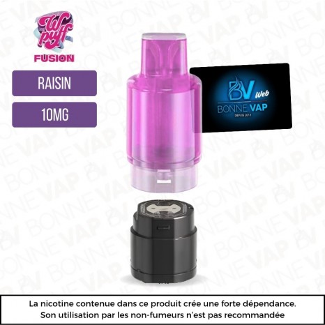 Cartouche Raisin Glacée - Wpuff Fusion - 10mg