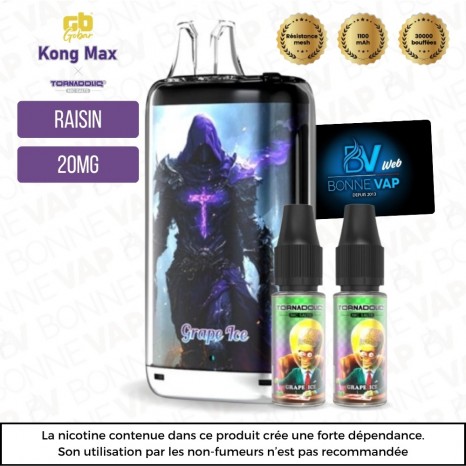 Puff Grape Ice - Kong Max 30K - 20mg