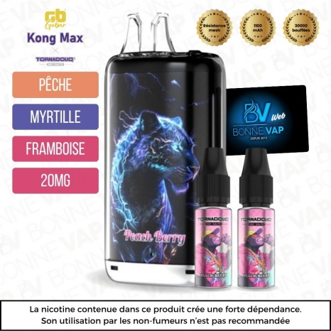 Puff Peach Berry - Kong Max 30K - 20mg