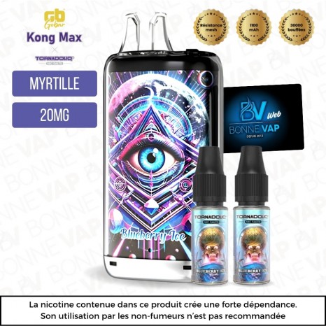 Puff Blueberry Ice - Kong Max 30K - 20mg