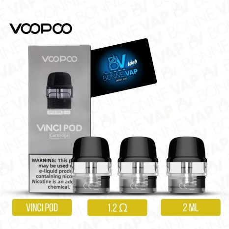 Cartouches Vinci Pod - Voopoo - 1.2ohm