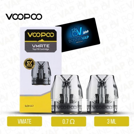 Cartouches VMate - Voopoo - 0.7ohm