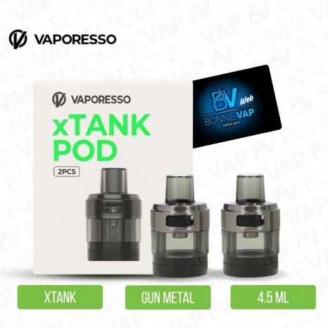 Cartouches xTank - Vaporesso - Gun Metal
