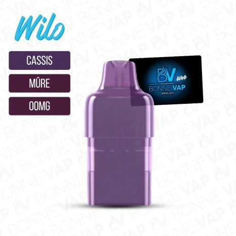 Cartouche Cassis Mûre - Wilo Boost - 00mg