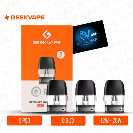 Cartouche Q Pod - Geekvape - 0.6ohm