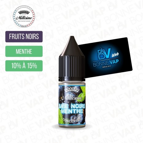 Concentré Baie Noire Menthe 10ml - Millésime