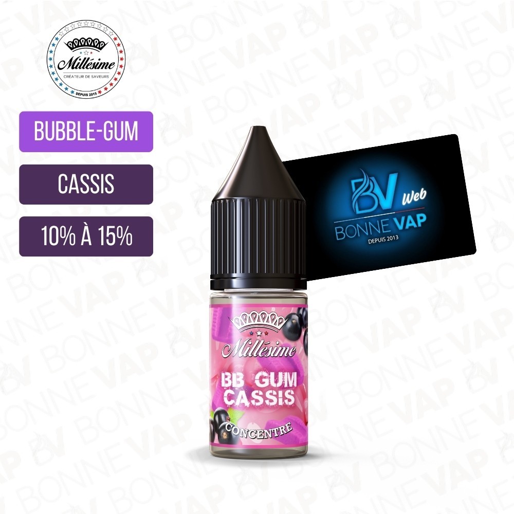 Concentré BB Gum Cassis 10ml - Millésime
