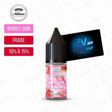 Concentré BB Gum Fraise 10ml - Millésime