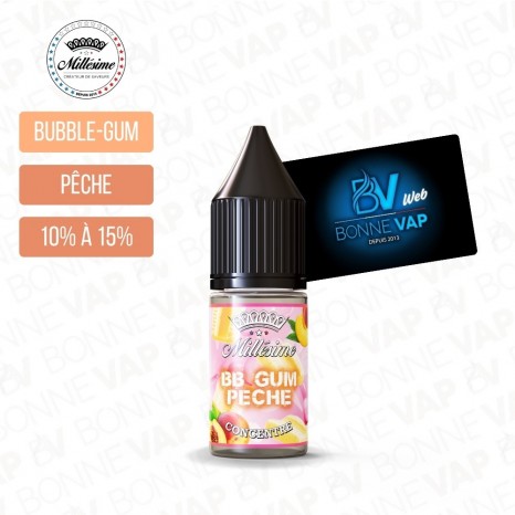 Concentré BB Gum Pêche 10ml - Millésime
