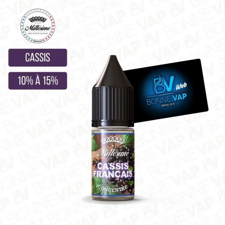 Concentré Cassis Français 10ml - Millésime