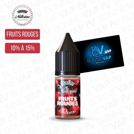 Concentré Fruits Rouges 10ml - Millésime