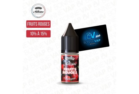Concentré Fruits Rouges 10ml - Millésime