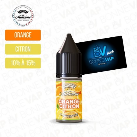 Concentré Orange Citron 10ml - Millésime