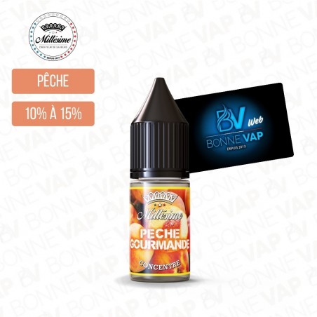 Concentré Pêche Gourmande 10ml - Millésime