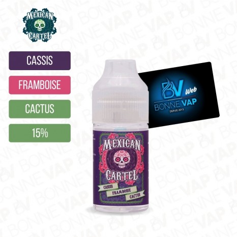 Concentré Cassis Framboise Cactus 30ml - Mexican Cartel
