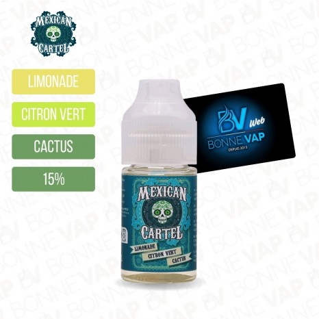 Concentré Limonade Citron Vert Cactus 30ml - Mexican Cartel