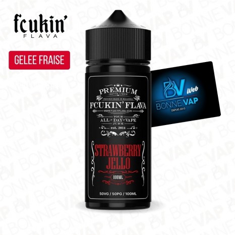 Strawberry Jello 100ml - Fuckin' Flava