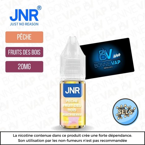 Pêche Fruit des Bois 10ml - JNR - 20mg