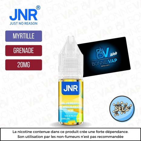 Myrtille Grenade Glacée 10ml - JNR - 20mg