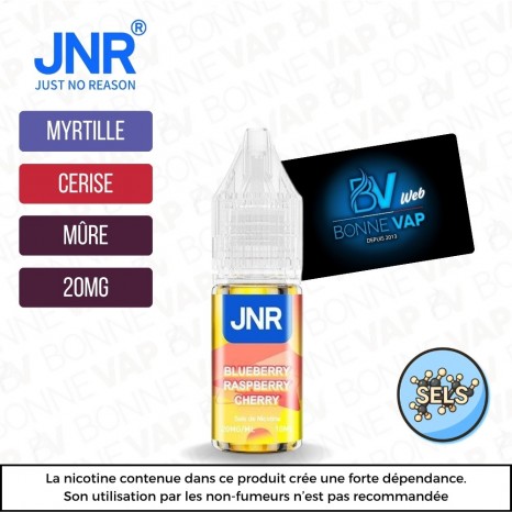 Myrtille Framboise Cerise 10ml - JNR - 20mg