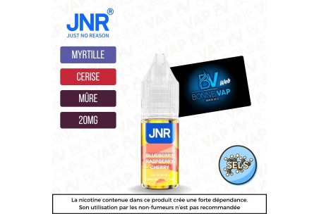 Myrtille Framboise Cerise 10ml - JNR - 20mg