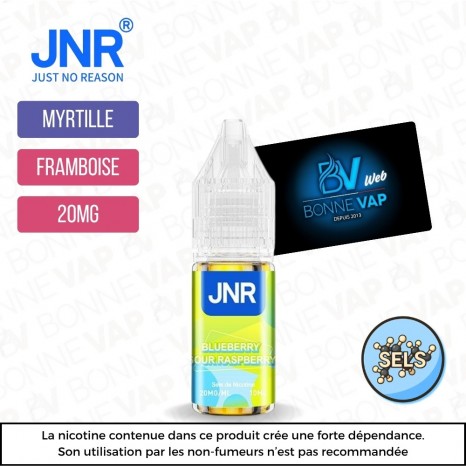 Myrtille Framboise Acidulée 10ml - JNR - 20mg
