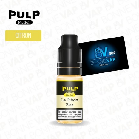 Citron Fizz 10ml Sels - Pulp Nic Salt