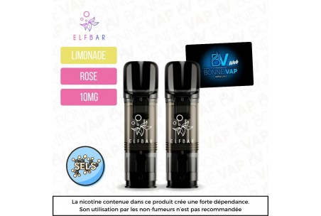 Cartouches Limonade Rose - Elfa Pro - 10mg