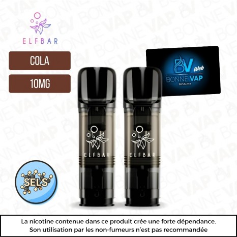 Cartouches Cola - Elfa Pro - 10mg